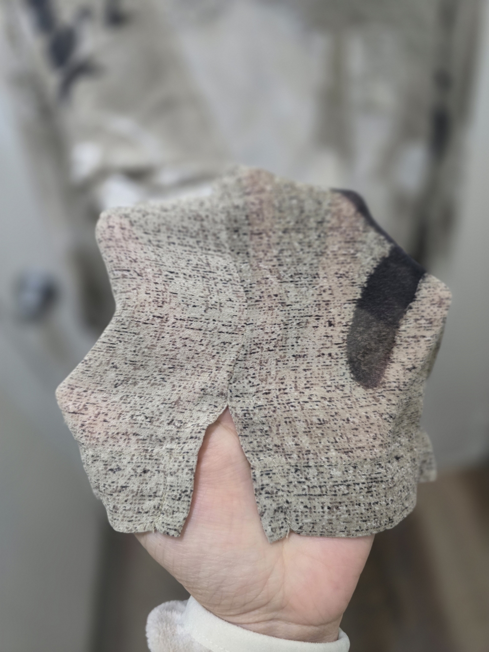 ​Chico's Design 100% Silk Asian-Inspired Buddha Blouse - Forearm Length Sleeves - Picture 6 of 9